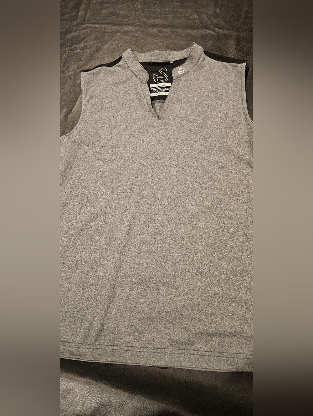 Swannies Womens Sleeveless Golf Shirt Sz MED